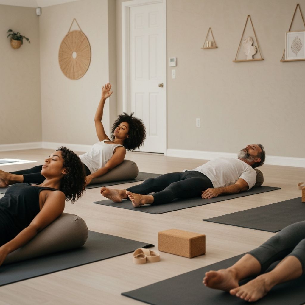 Restorative yoga practice